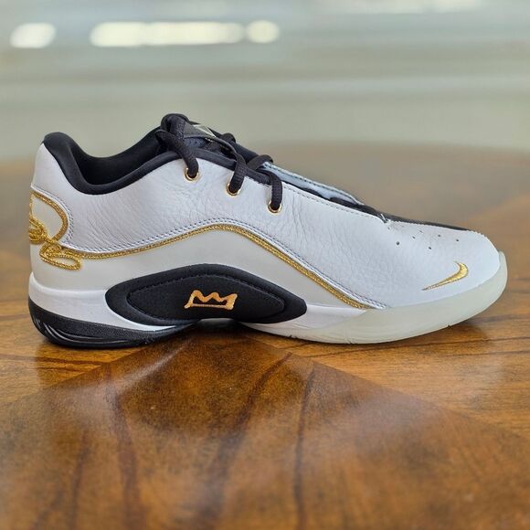 Nike LeBron XXII BHM Black White Basketball Shoes Gold HV8616-100 Women's 8.5 LE - Picture 8 of 16